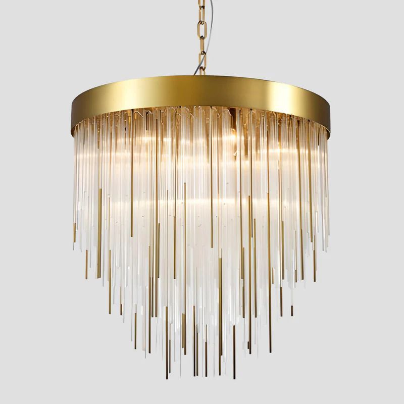 Cascada Waterfall 12-Light Chandelier 30"