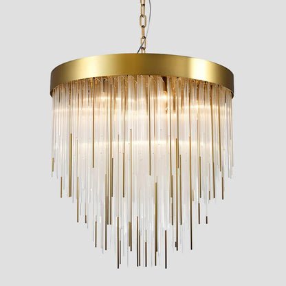 Cascada Waterfall 12-Light Chandelier 30"
