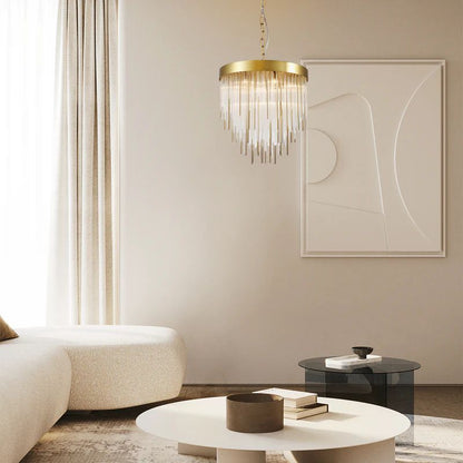 Cascada Waterfall 12-Light Chandelier 30"