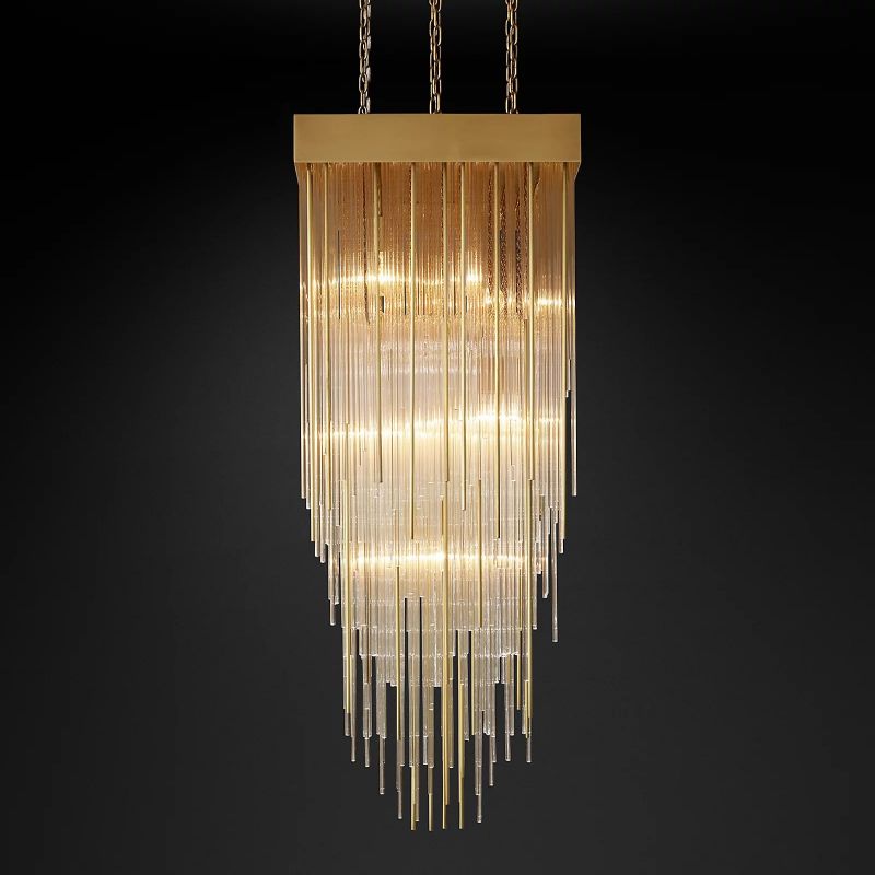 Cashar Square Chandelier 21"