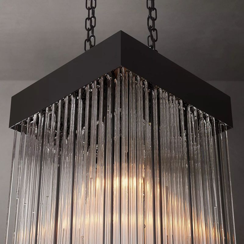 Cashar Square Chandelier 21"