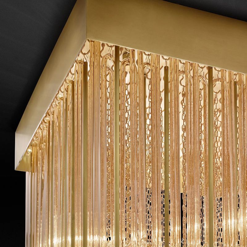 Cashar Square Chandelier 21"
