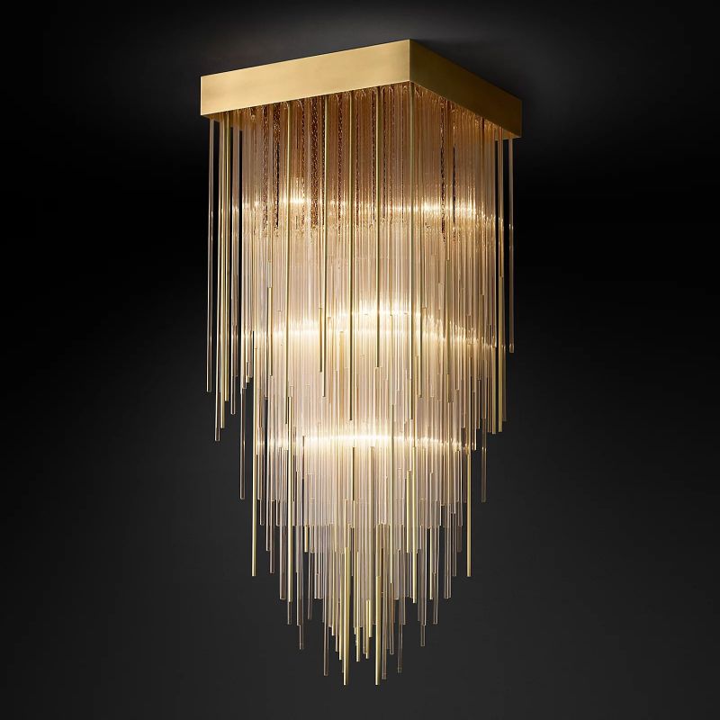 Cashar Square Chandelier 21"