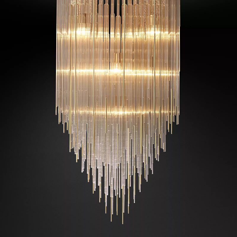 Cashar Square Chandelier 30"