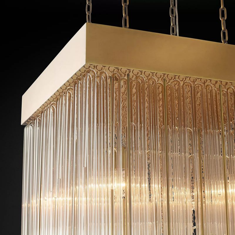 Cashar Square Chandelier 30"