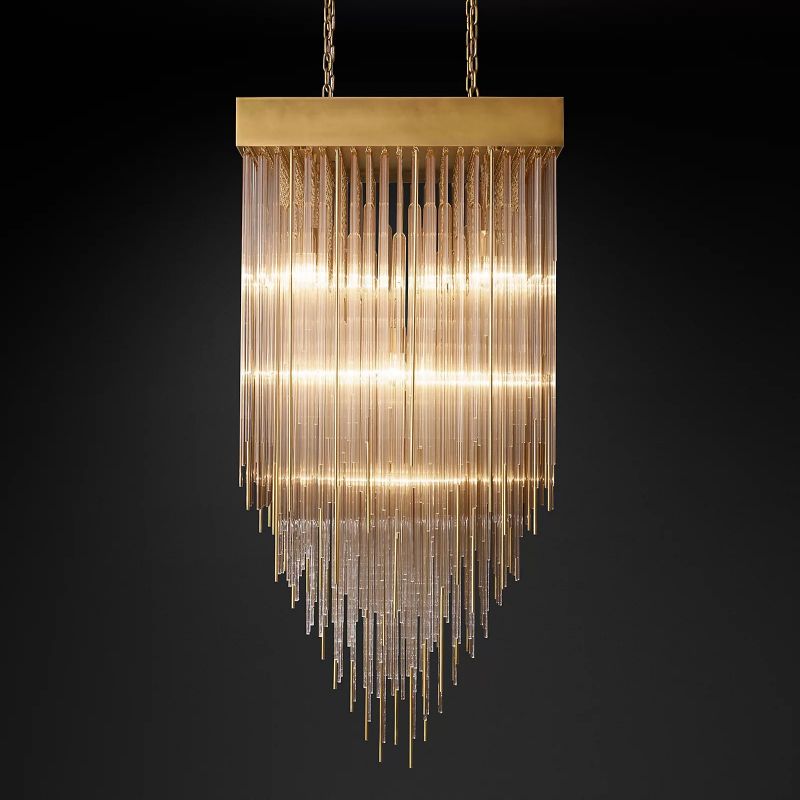 Cashar Square Chandelier 30"
