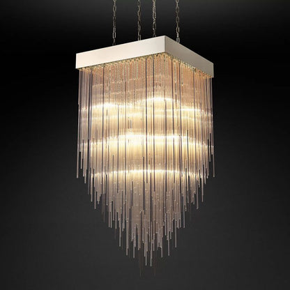 Cashar Square Chandelier 30"