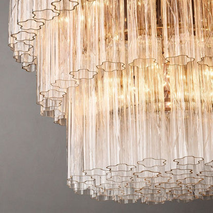 Chelor 3-Tier Round Chandelier 36”