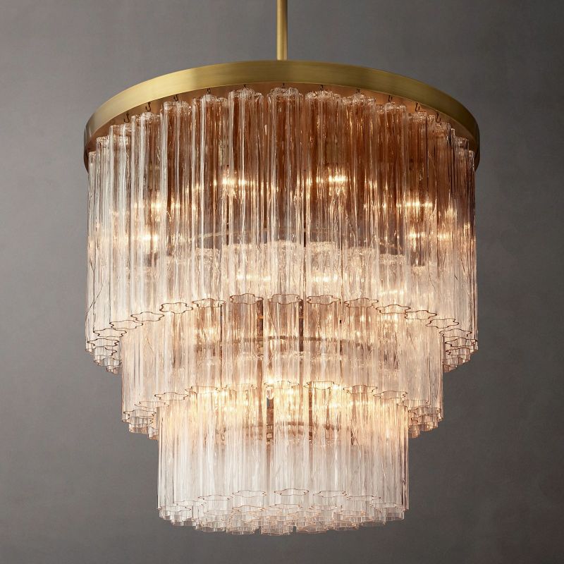 Chelor 3-Tier Round Chandelier 36”