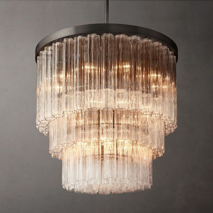 Chelor 3-Tier Round Chandelier 36”