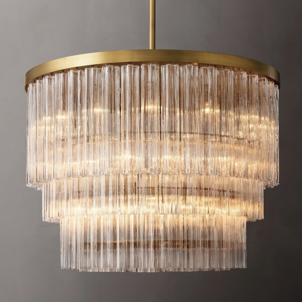 Chelor 3-Tier Round Chandelier 48â€�