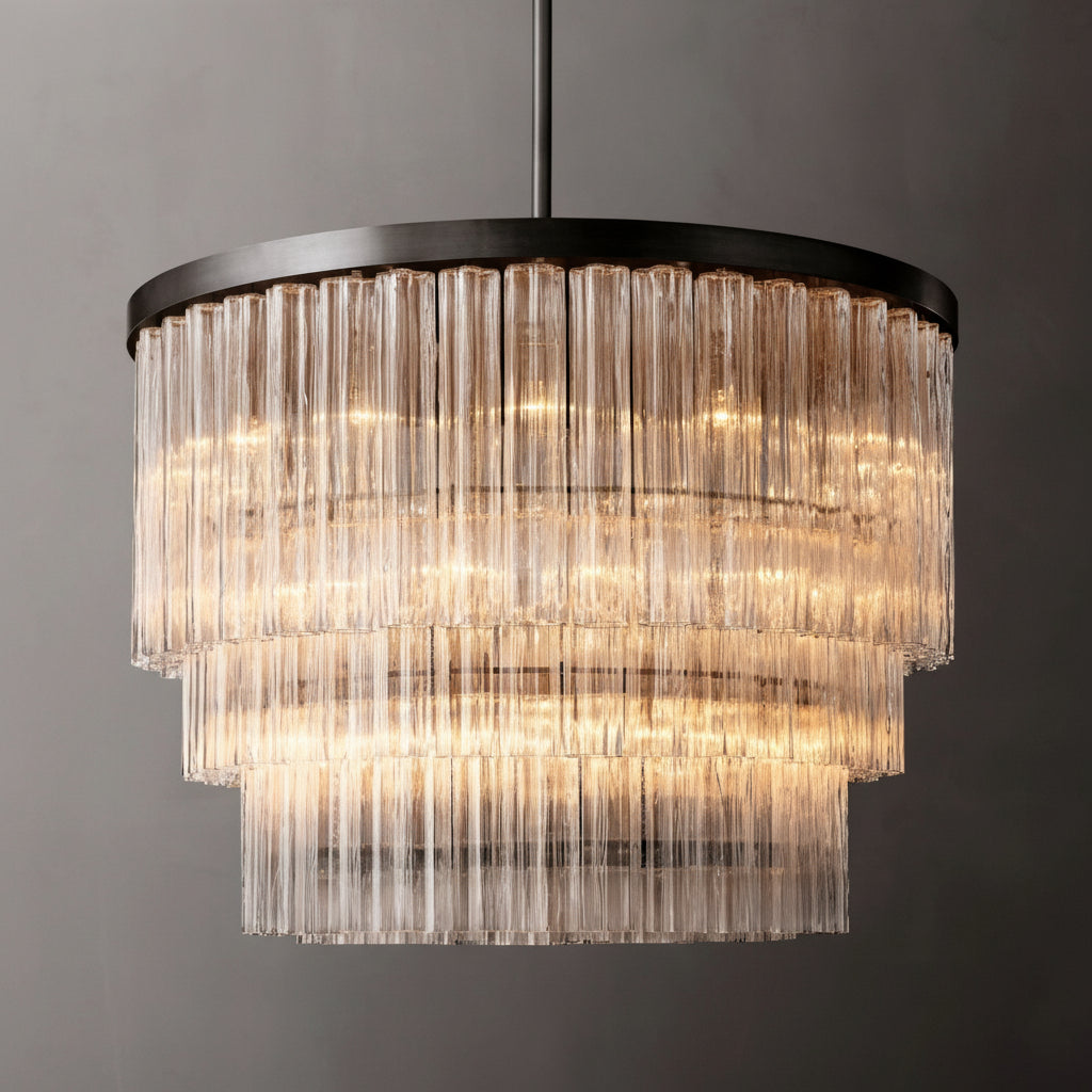 Chelor 3-Tier Round Chandelier 48â€�