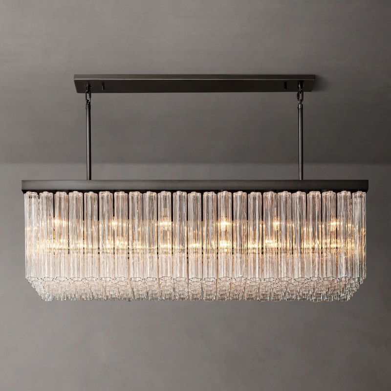 Chelor Rectangular Chandelier 73”