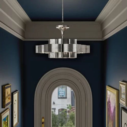 Classic Lotus 3 Tier 6 Light Chandelier