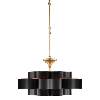 Classic Lotus 3 Tier 6 Light Chandelier