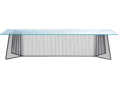 Anapo By Gordon Guillaumier Rectangular Glass Dining Table