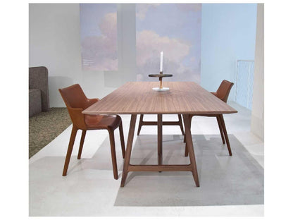 Easel By Ludovica + Roberto Palomba Rectangular Wood Dining Table