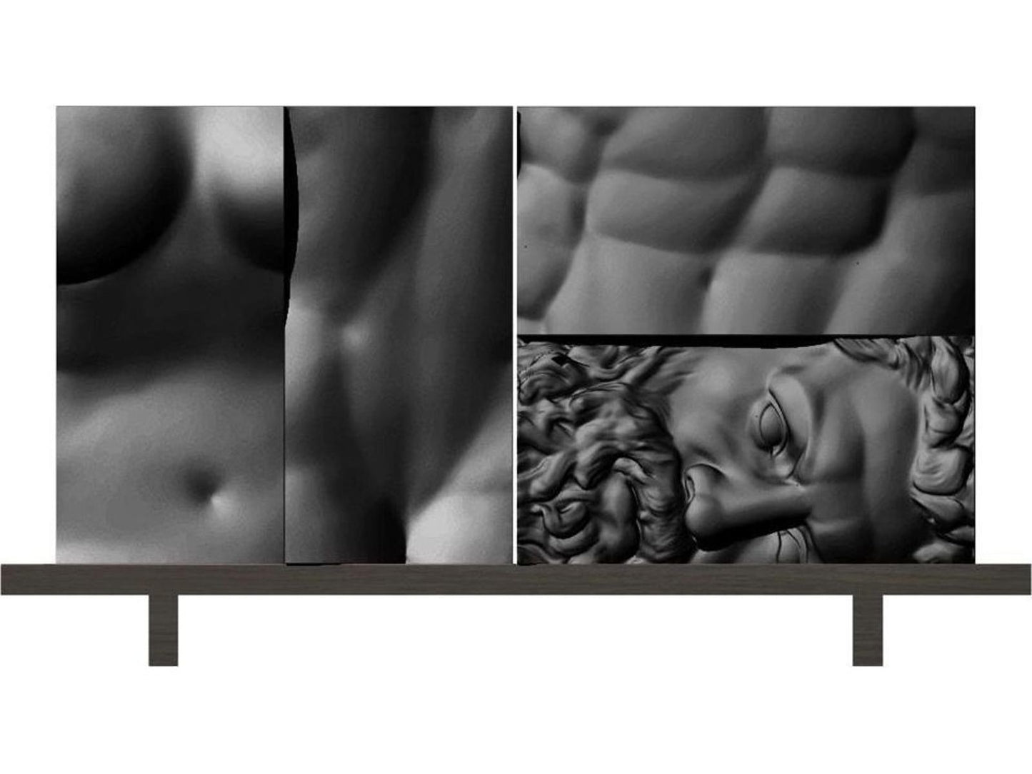 Ercole E Afrodite Modular Sideboard Storage Cabinet