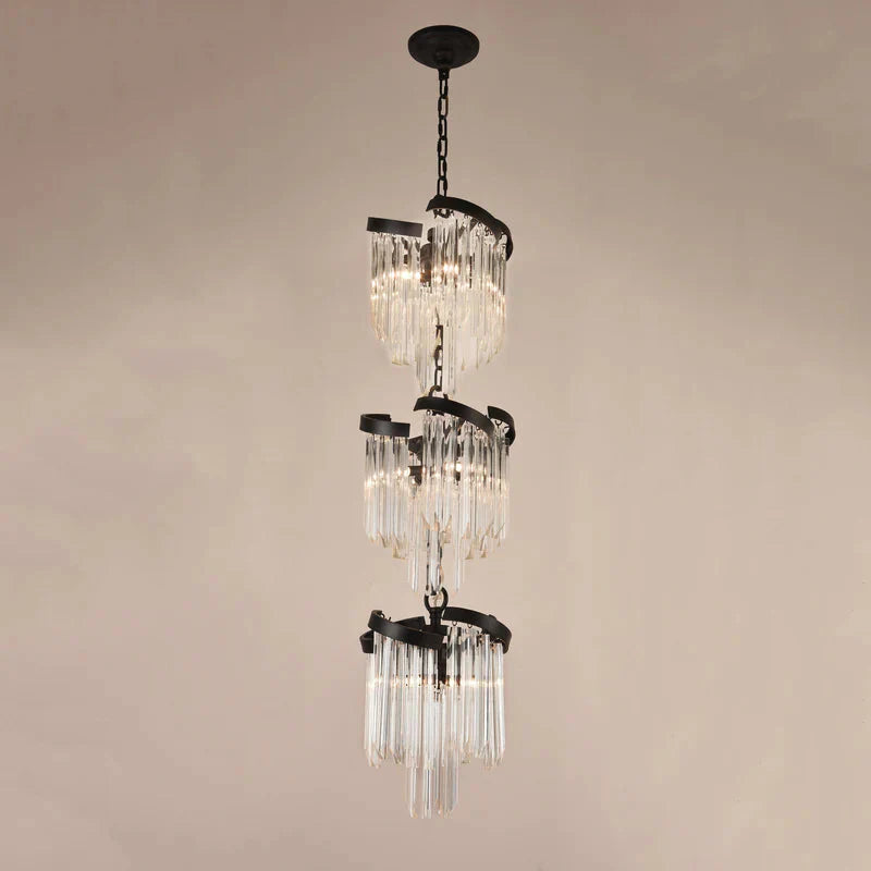 Twin Palms Foyer Crystal Chandelier