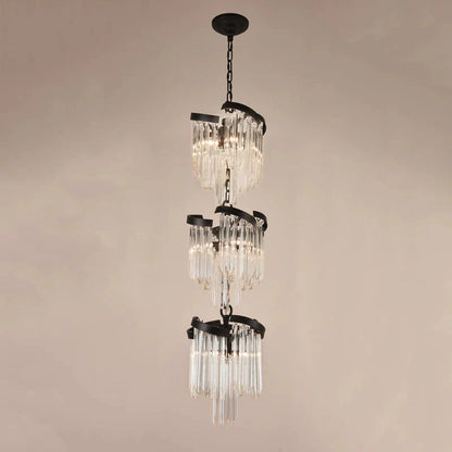 Twin Palms Foyer Crystal Chandelier