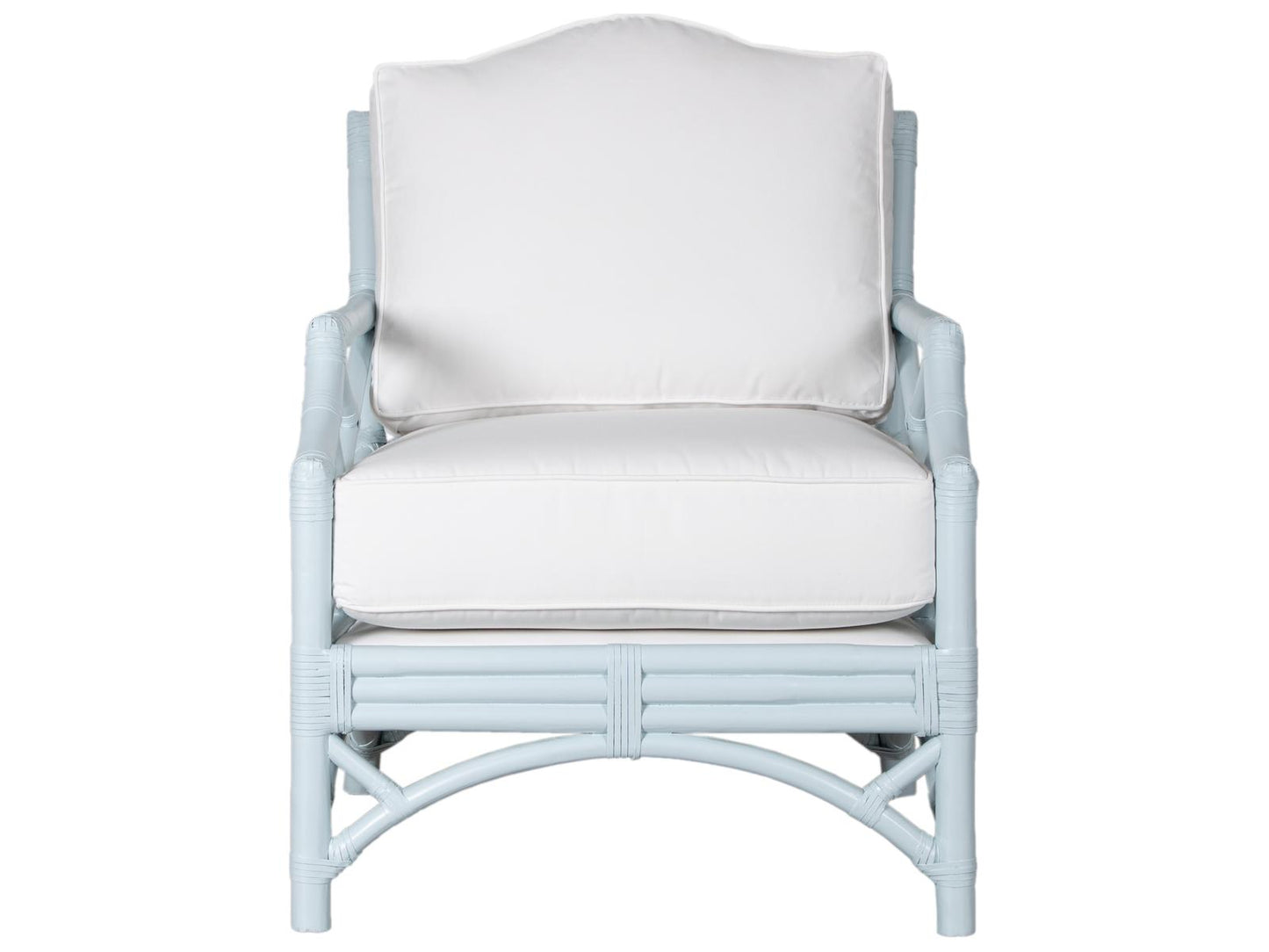 Chippendale Upholstered Lounge Chair with Custom Finish and Fabric