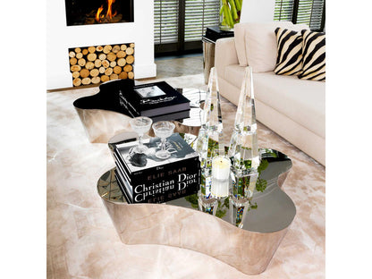 Sceptre Polished Stainless Steel Coffee Table