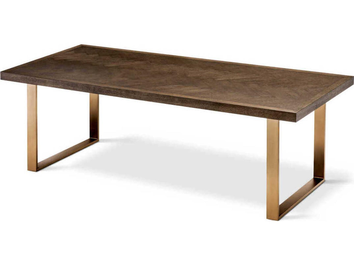Melchior Brown Oak Veneer Cm Dining Table
