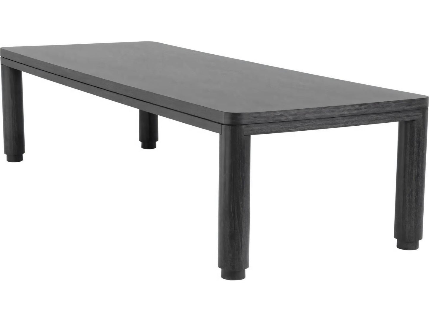 Atelier 118 Inch Rectangle Dining Table in Charcoal Grey Oak Veneer