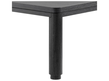 Atelier 118 Inch Rectangle Dining Table in Charcoal Grey Oak Veneer
