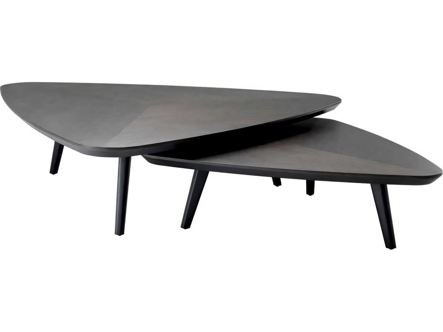 Lauren S/2 Mocha Straight Oak Ven Coffee Table