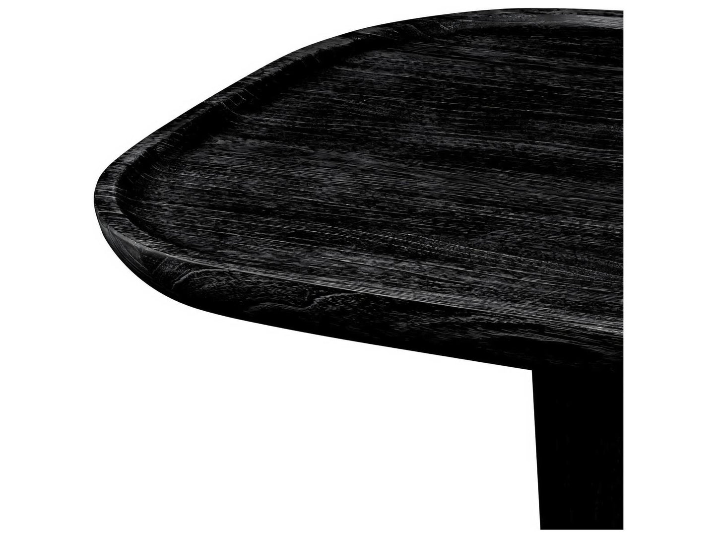 Rouault Rectangle Coffee Table in Charcoal Grey Veneer