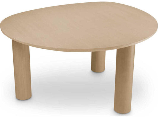 Lombardo Irregular Natural Oak Veneer Dining Table