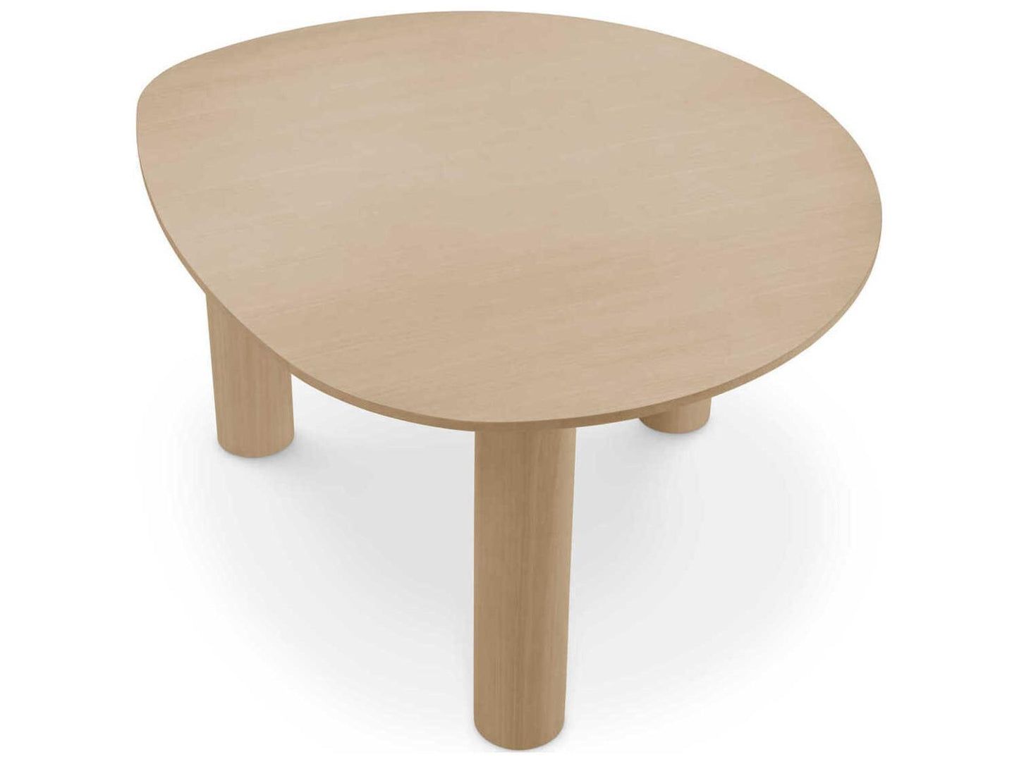 Lombardo Irregular Natural Oak Veneer Dining Table