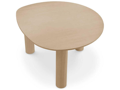 Lombardo Irregular Natural Oak Veneer Dining Table