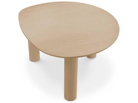Lombardo Irregular Natural Oak Veneer Dining Table