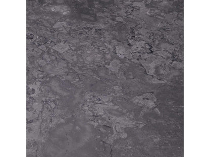 Arca Round Coffee Table in Grey Marble with Bronze Finish