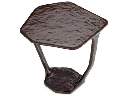 Tigra Free Form Side Table in Bronze Finish