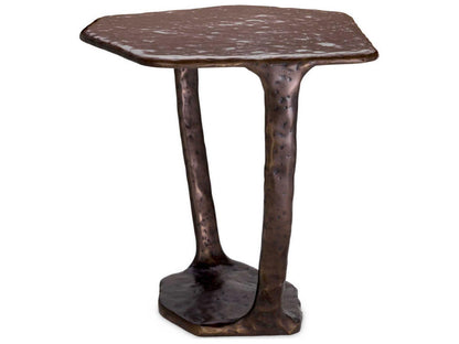 Tigra Free Form Side Table in Bronze Finish