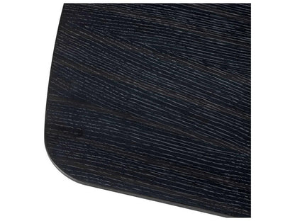 Harmonie L Black Veneer Rectangle Dining Table