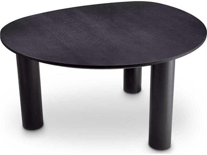 Lombardo Irregular Black Veneer Dining Table