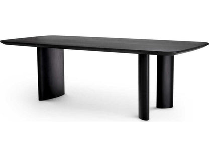 Harmonie S Rectangular Dining Table in Black Veneer