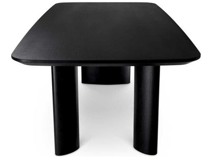 Harmonie S Rectangular Dining Table in Black Veneer