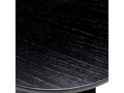 Lindner Oval Dining Table in Black Veneer