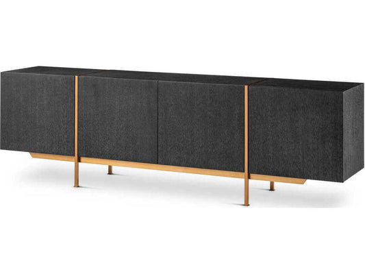 Bazilian Charcoal Grey Oak Veneer Dresser