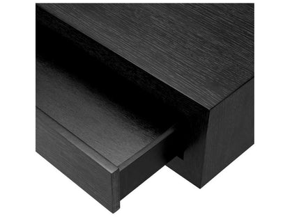 Rialto Rectangle Coffee Table in Charcoal Grey Oak Veneer