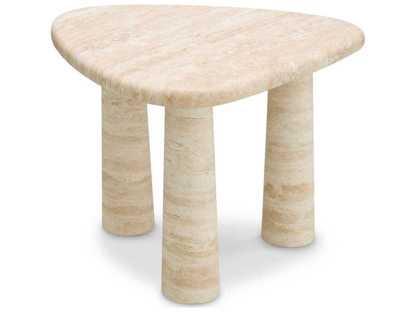 Larino S Travertine Side Table