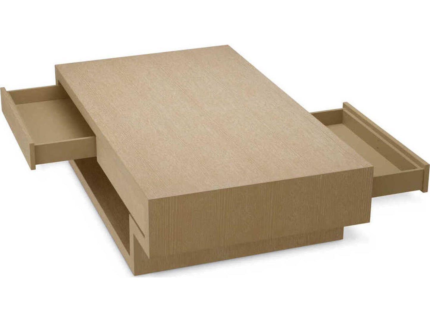 Rialto Rectangle Washed Oak Veneer Coffee Table