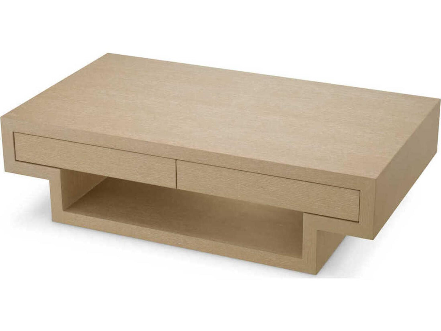 Rialto Rectangle Washed Oak Veneer Coffee Table