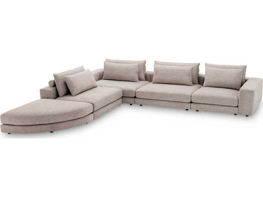 Lounge Club Nuoro Greige Modular Sectional Sofa