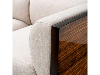 Sebastian Eucalyptus Veneer Loki Natural Sofa